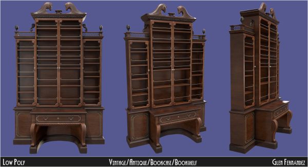 Antique Victorian Bookcase