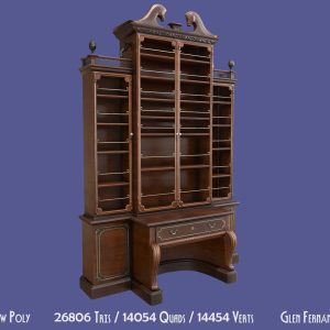Antique Victorian Bookcase