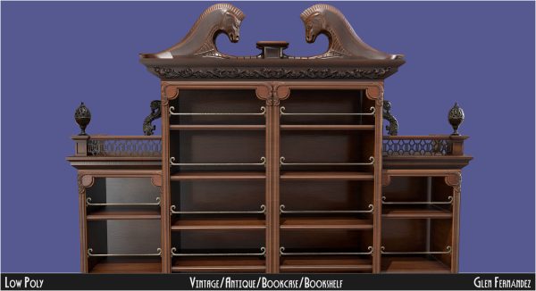 Antique Victorian Bookcase