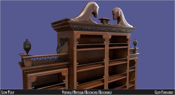 Antique Victorian Bookcase