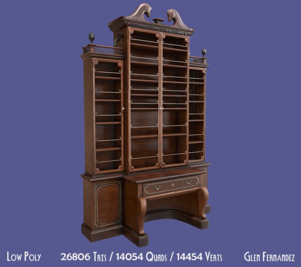 Antique Victorian Bookcase