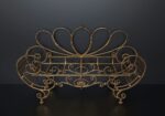 Antique wrought iron sofa