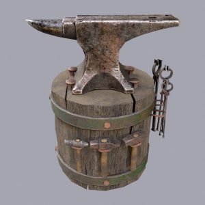 Anvil and tools