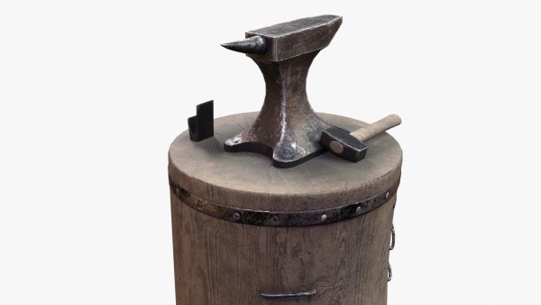 Anvil Lowpoly Model PBR