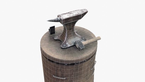Anvil Lowpoly Model PBR