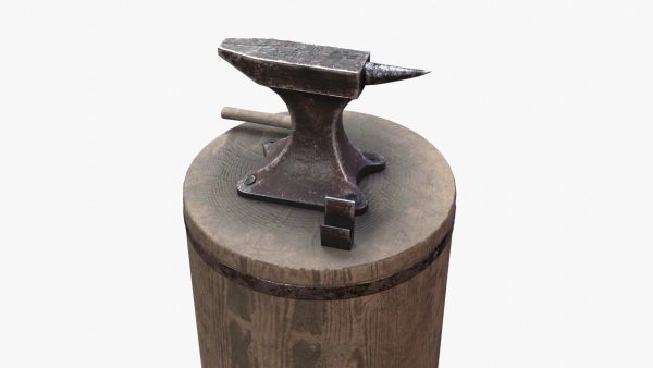 Anvil Lowpoly Model PBR