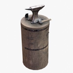 Anvil Lowpoly Model PBR