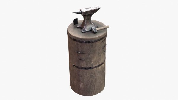 Anvil Lowpoly Model PBR
