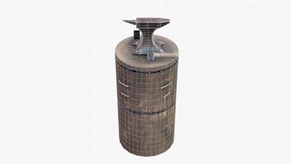 Anvil Lowpoly Model PBR