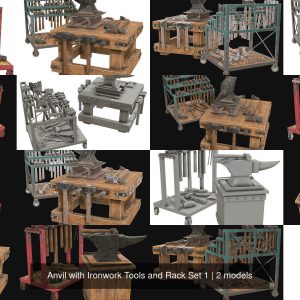 anvil-with-ironwork-tools-and-rack-set-1-3d-model-d8bcf3d076