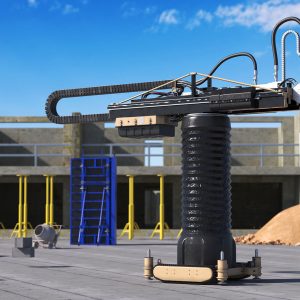 Apis Cor Construction 3D Printer Rigged