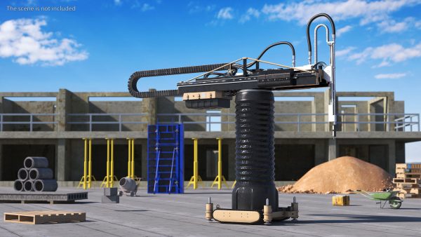 Apis Cor Construction 3D Printer Rigged