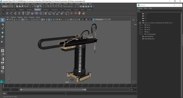 Apis Cor House Construction 3D Printer