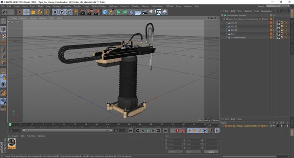 Apis Cor House Construction 3D Printer