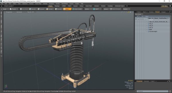 Apis Cor House Construction 3D Printer