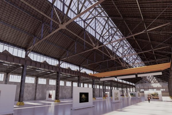 Art Gallery in Vintage Warehouse