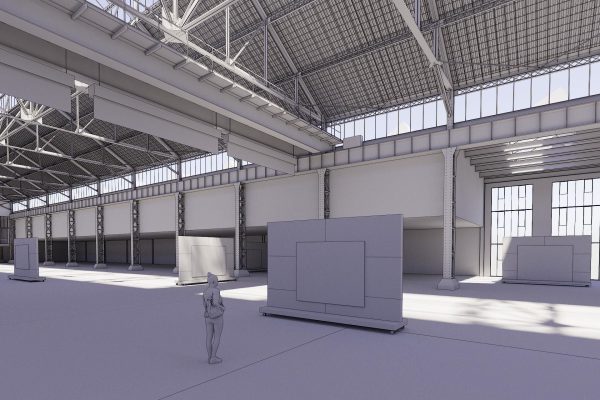 Art Gallery in Vintage Warehouse