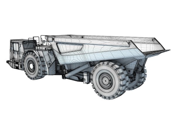 Articulated Mining Truck