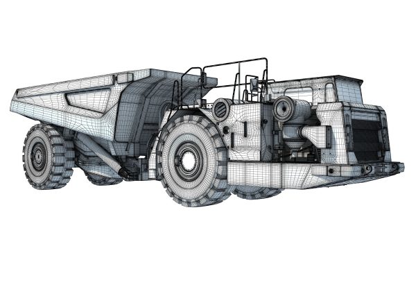 Articulated Mining Truck