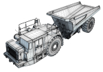 Articulated Mining Truck