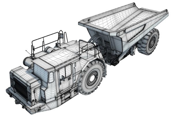 Articulated Mining Truck