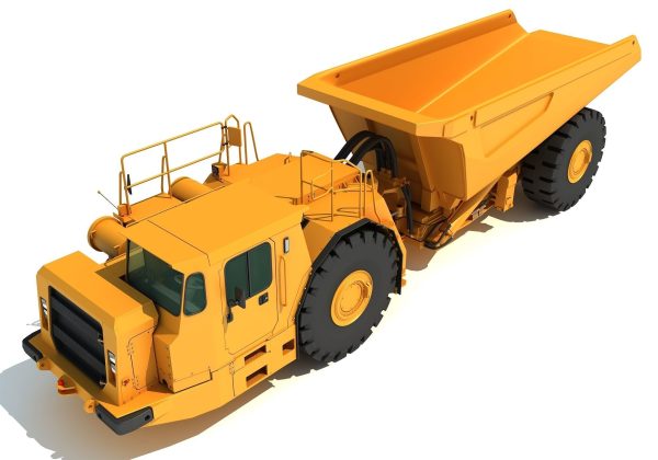 Articulated Mining Truck