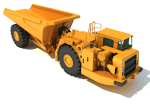 Articulated Mining Truck