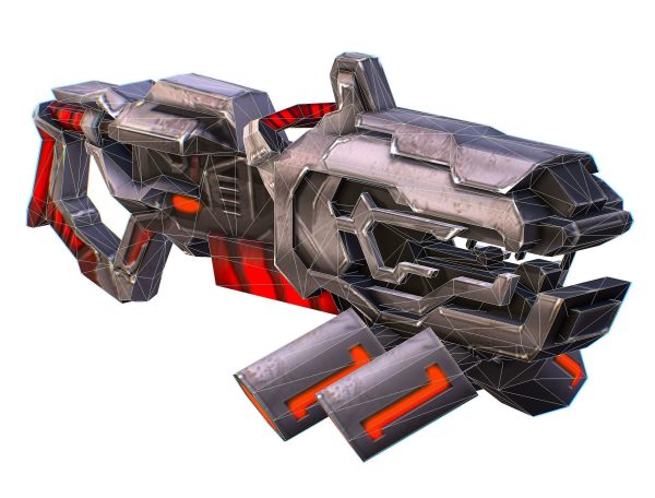 Assault heavy machine gun cannon naff barrel blaster laser arms