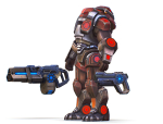 Assault heavy machine gun cannon naff barrel blaster laser arms