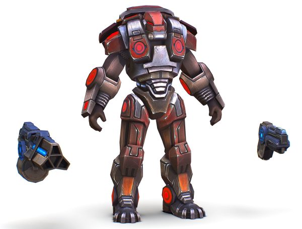 Assault heavy machine gun cannon naff barrel blaster laser arms