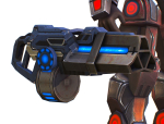 Assault heavy machine gun cannon naff barrel blaster laser arms