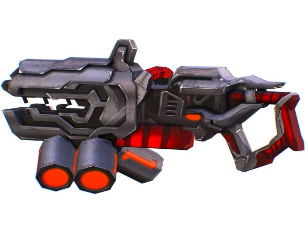 Assault heavy machine gun cannon naff barrel blaster laser arms