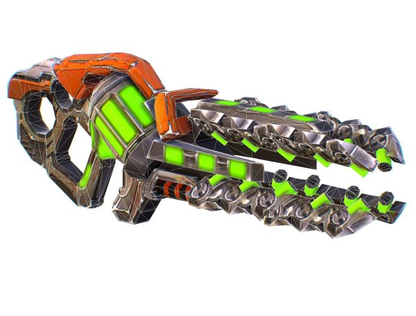 Assault heavy machine gun cannon naff barrel blaster laser arms