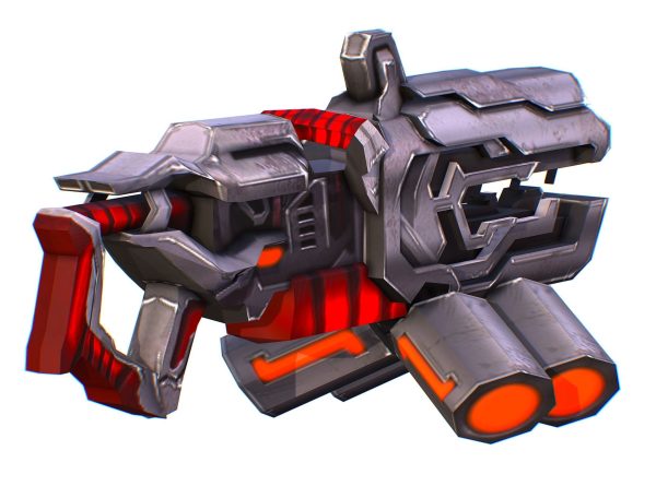 Assault heavy machine gun cannon naff barrel blaster laser arms