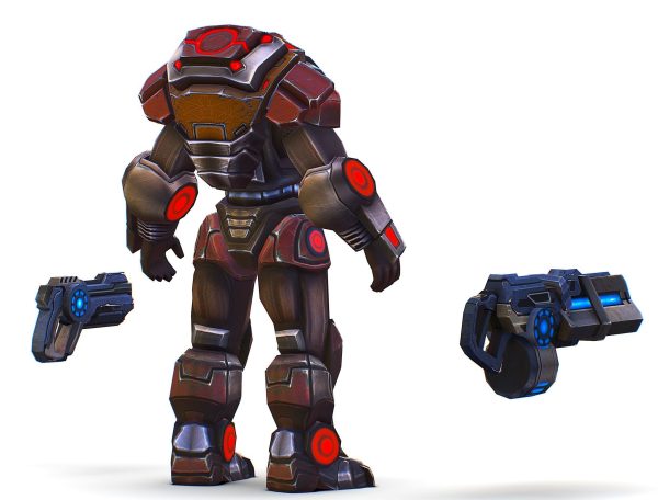 Assault heavy machine gun cannon naff barrel blaster laser arms