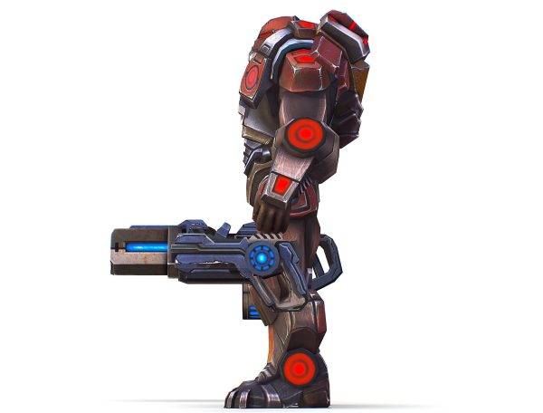 Assault heavy machine gun cannon naff barrel blaster laser arms