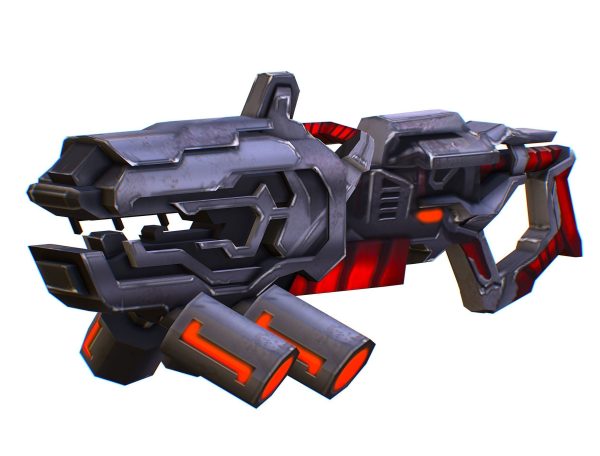 Assault heavy machine gun cannon naff barrel blaster laser arms