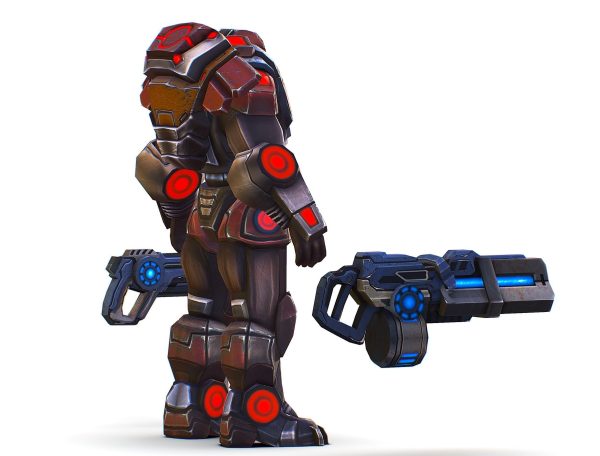 Assault heavy machine gun cannon naff barrel blaster laser arms