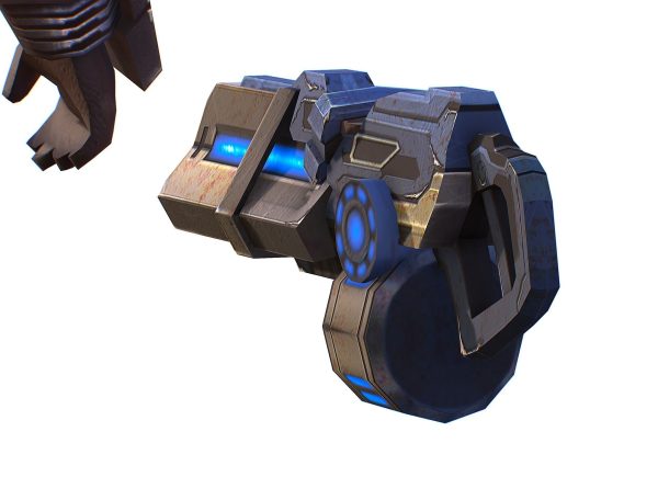 Assault heavy machine gun cannon naff barrel blaster laser arms