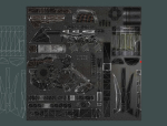 Assault heavy machine gun cannon naff barrel blaster laser arms