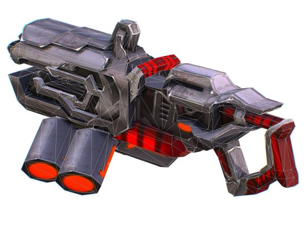 Assault heavy machine gun cannon naff barrel blaster laser arms