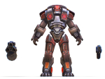 Assault heavy machine gun cannon naff barrel blaster laser arms