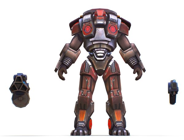 Assault heavy machine gun cannon naff barrel blaster laser arms