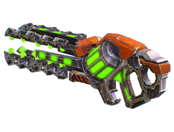 Assault heavy machine gun cannon naff barrel blaster laser arms