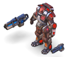 Assault heavy machine gun cannon naff barrel blaster laser arms