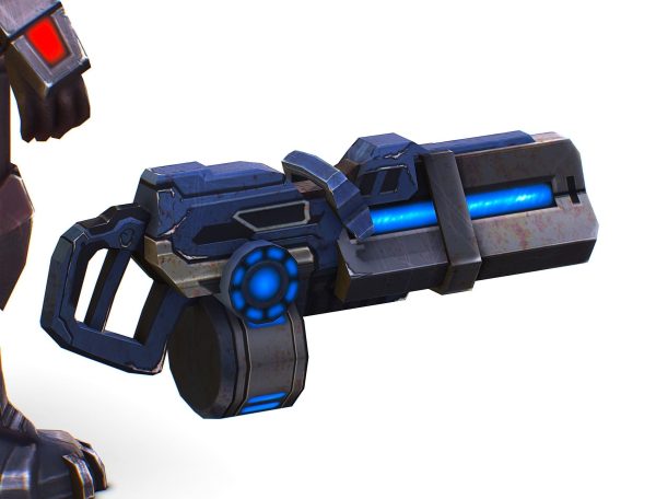 Assault heavy machine gun cannon naff barrel blaster laser arms