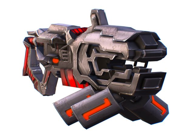 Assault heavy machine gun cannon naff barrel blaster laser arms