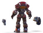 Assault heavy machine gun cannon naff barrel blaster laser arms