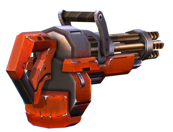 Assault heavy machine gun cannon naff barrel blaster laser arms