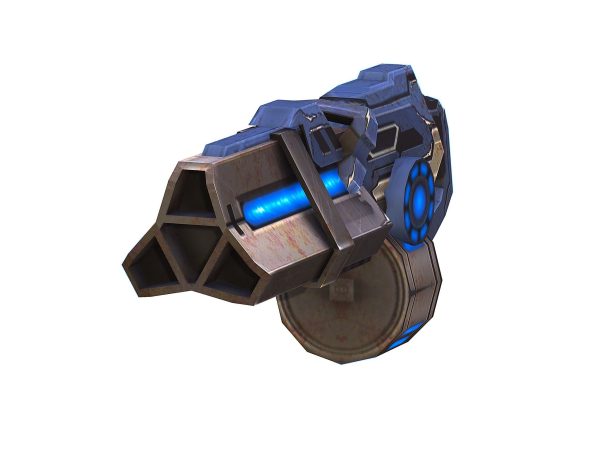 Assault heavy machine gun cannon naff barrel blaster laser arms
